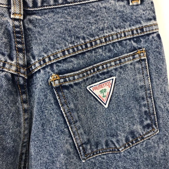 Vintage 90’s Y2K Palmetto Acid Wash Straight Leg High Waisted Mom Jeans - Picture 3 of 8